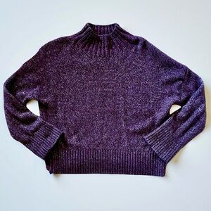 1. State Maroon Mock Neck Sweater